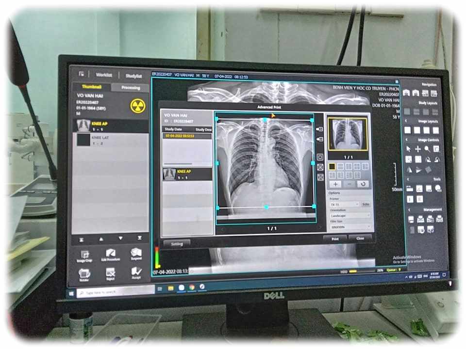 Đỗ Trung Hiếus Arbeitsplatz ist die Radiologie. Foto: DTH