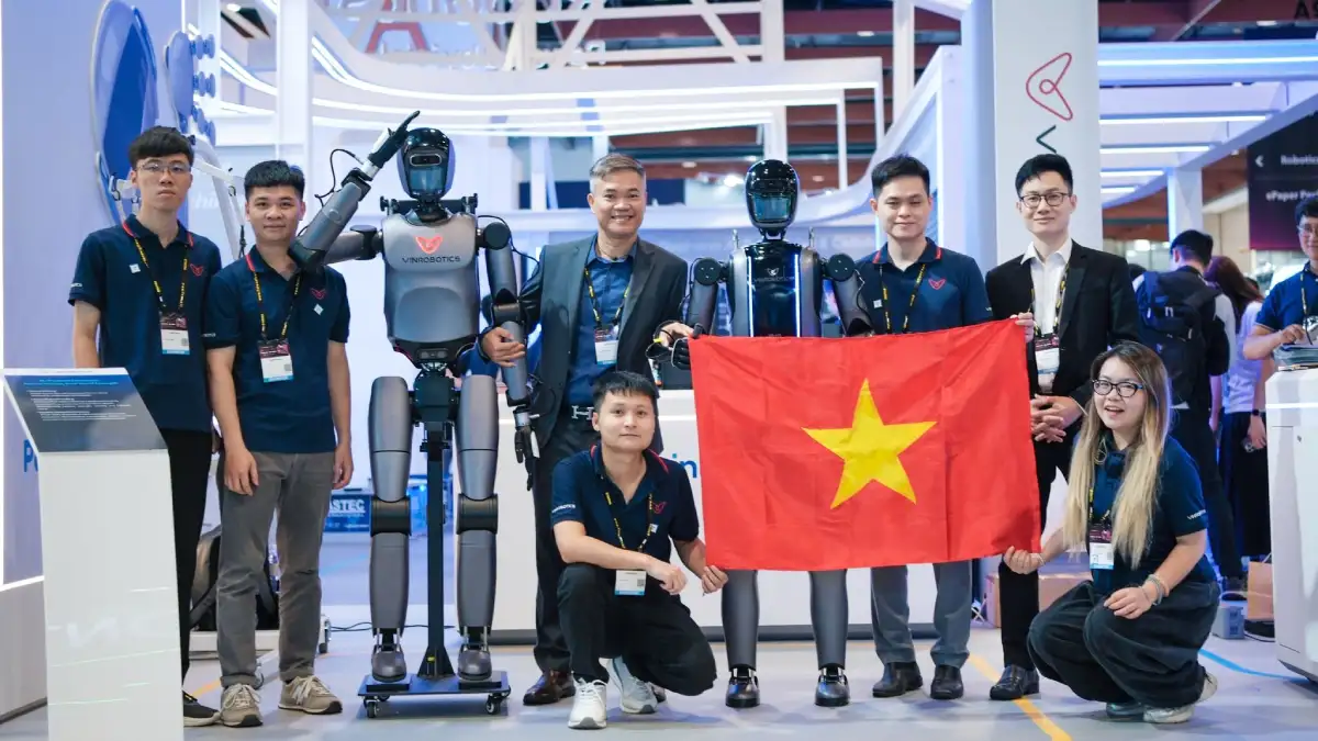 Mit dem "VR-H3" präsentierte Vinrobotics vor wenigen Tagen seinen ersten humanoiden Roboter aus Vietnam. Foto: Vinrobotics